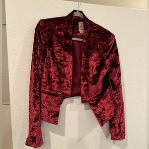 Velvet blazer